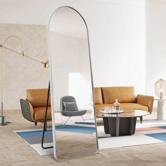 Arched Full-Length Mirror (Silver) - 165cm x 60cm - FLM31