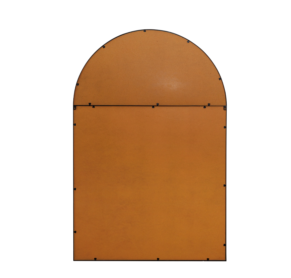 Grand Arched Windowpane Mirror - Back