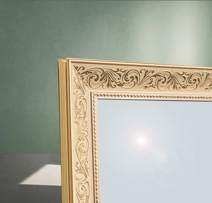 Baroque Beige Ornate Bathroom Mirror