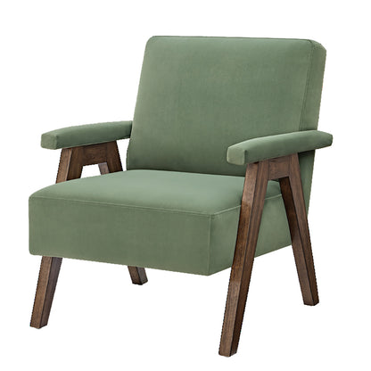 Brio Ergonomic Wood Frame Living Room Chair