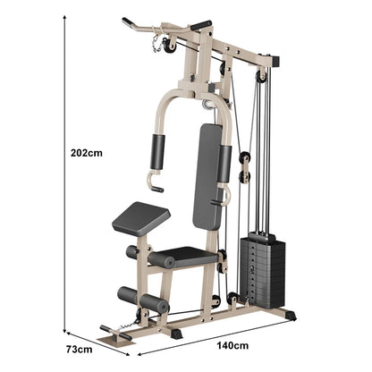 High-Weight Capacity Single-Station Gym – Steel Home & Studio Strength Training Machine