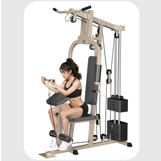 High-Weight Capacity Single-Station Gym – Steel Home & Studio Strength Training Machine