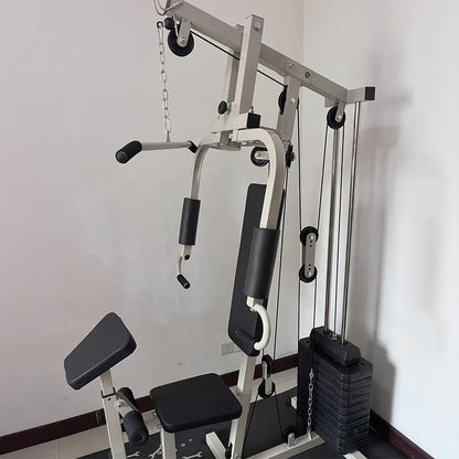 High-Weight Capacity Single-Station Gym – Steel Home & Studio Strength Training Machine