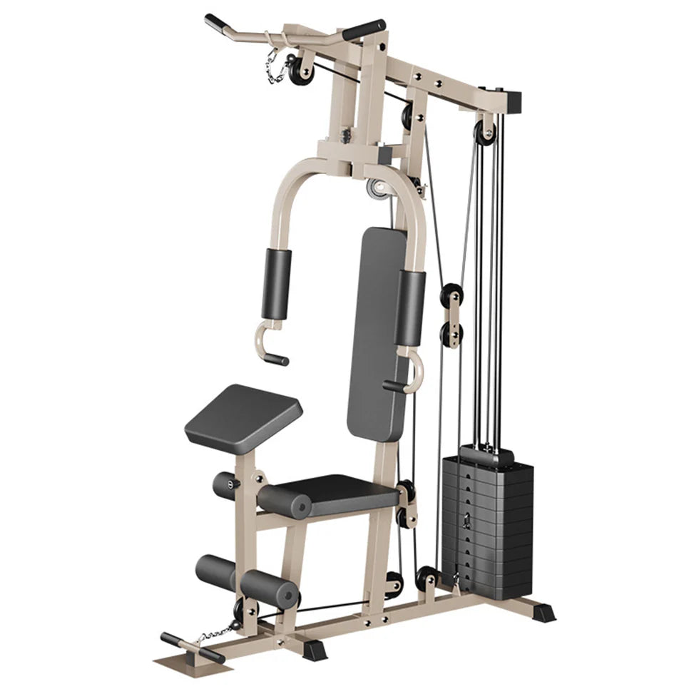 High-Weight Capacity Single-Station Gym – Steel Home & Studio Strength Training Machine