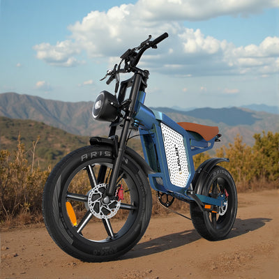 High-Carbon Steel 750W Brushless Electric Bike — Rugged Build, Smart Ride