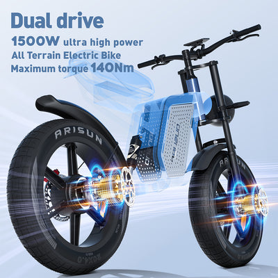 High-Carbon Steel 750W Brushless Electric Bike — Rugged Build, Smart Ride