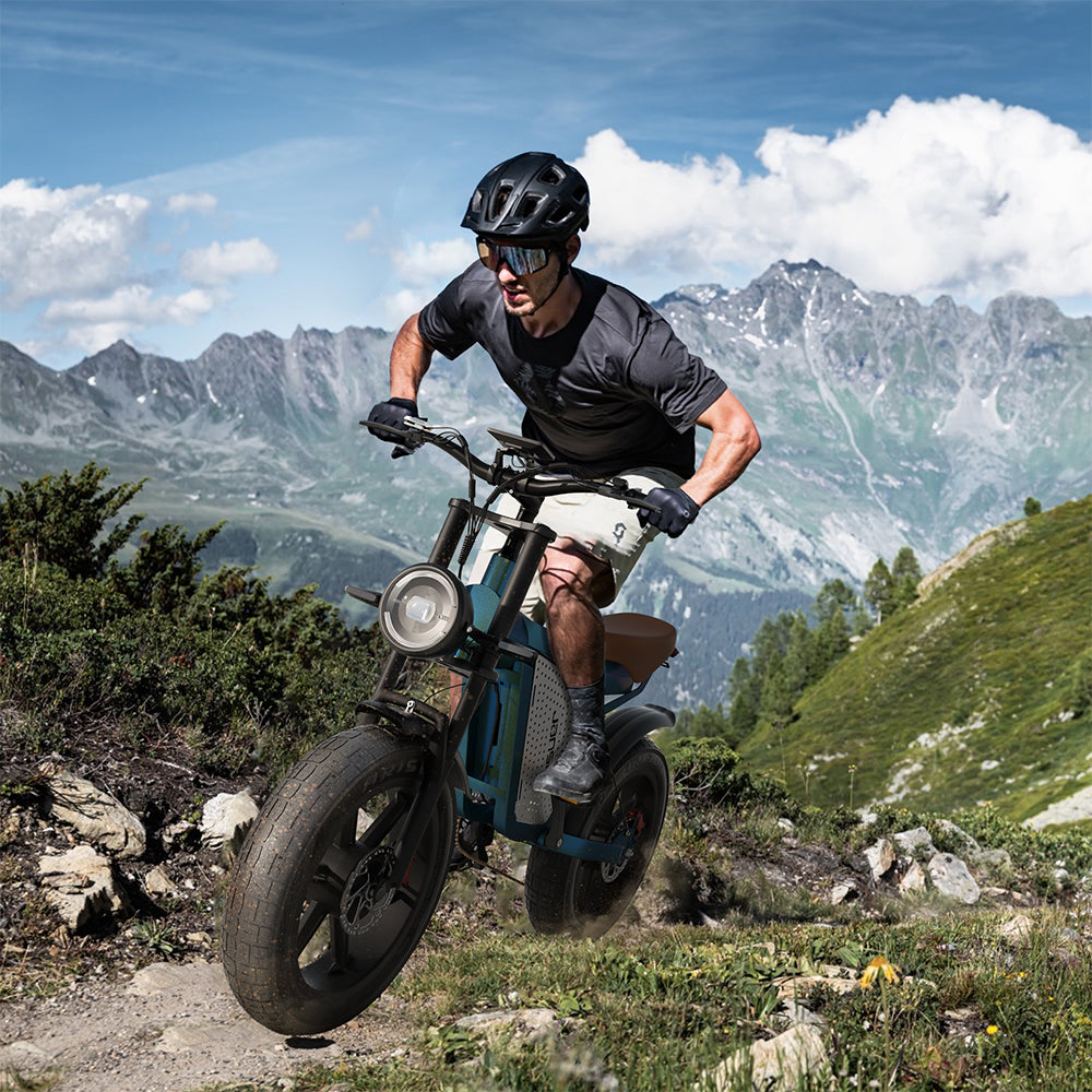 High-Carbon Steel 750W Brushless Electric Bike — Rugged Build, Smart Ride