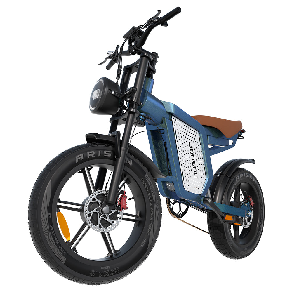 High-Carbon Steel 750W Brushless Electric Bike — Rugged Build, Smart Ride