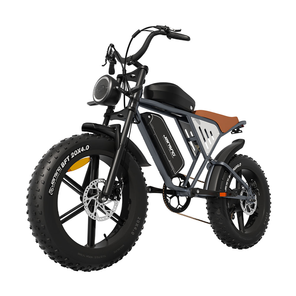 High-Carbon Steel Electric Bike — 750W Brushless Drive, 5 Speed Levels