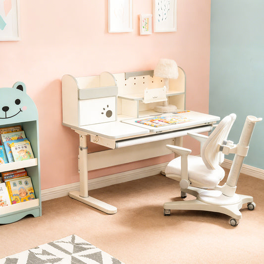 Kids 5-12 years Ergonomic Study Desk & Chair Set - Adjustable Height