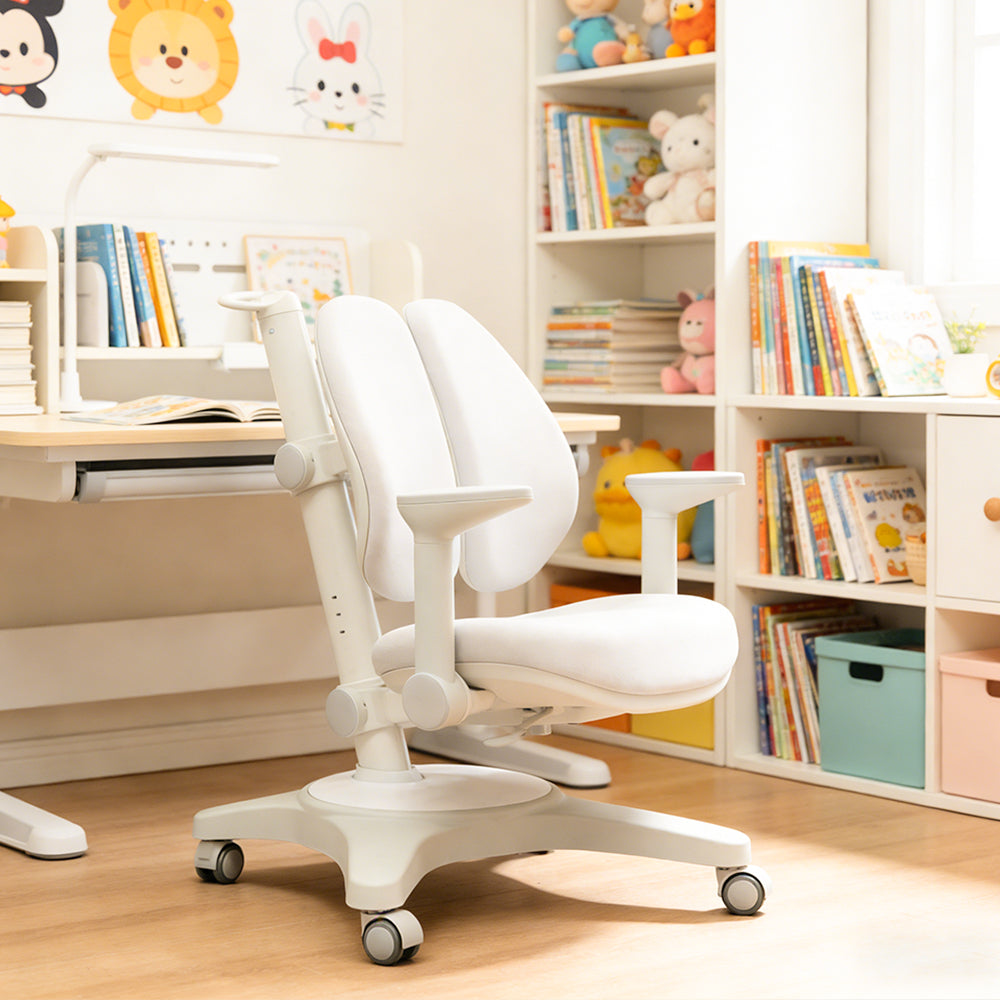 Kids 5-12 years Ergonomic Study Desk & Chair Set - Adjustable Height