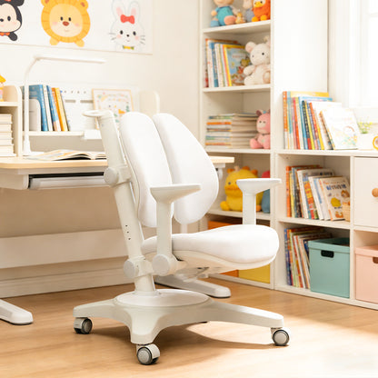 Kids 5-12 years Ergonomic Study Desk & Chair Set - Adjustable Height