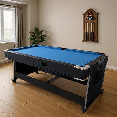 7ft 4-in-1 Convertible Game Table — Pool, Table Tennis, Air Hockey & Dining