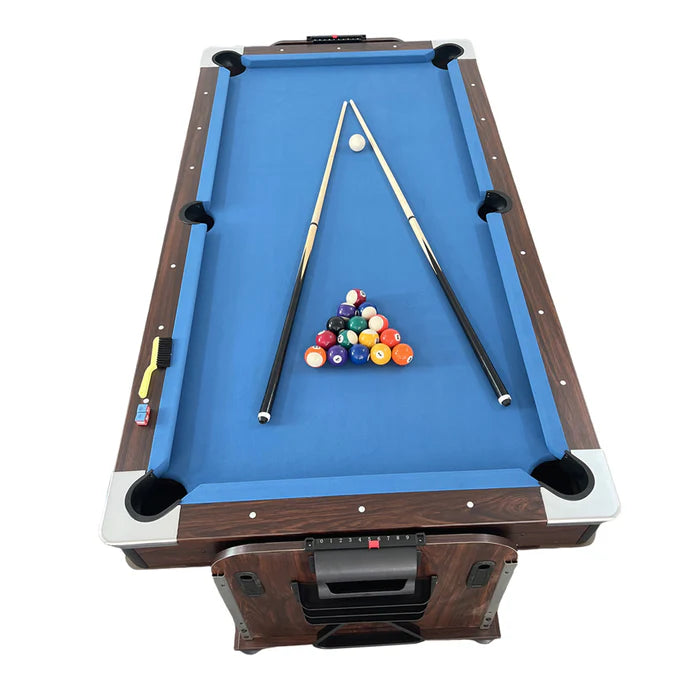 7ft 4-in-1 Convertible Game Table — Pool, Table Tennis, Air Hockey & Dining