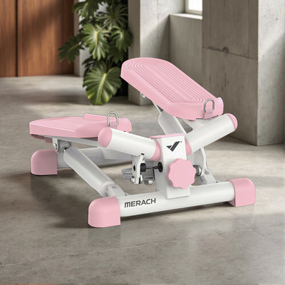 Compact Full-Body Mini Stepper — Twist & Step Motion with Bands