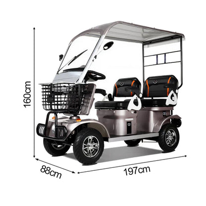 Electric Mobility Scooter 650W – Long-Range 35km, Anti-Theft, Reverse & Large Storage