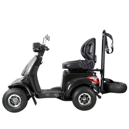 1000W Heavy-Duty Electric Mobility Scooter – 60V 20Ah Off-Road, Adjustable Luxury Seat & Golf Bag Mount