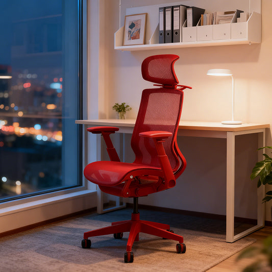 Cloud Office Chair - Twilight Red - OC07
