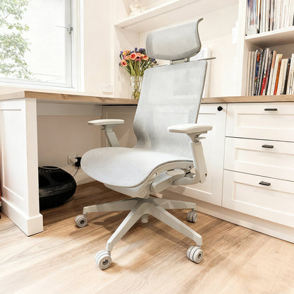 Cloud HLC-600FX Office Chair - Milky White - OC09