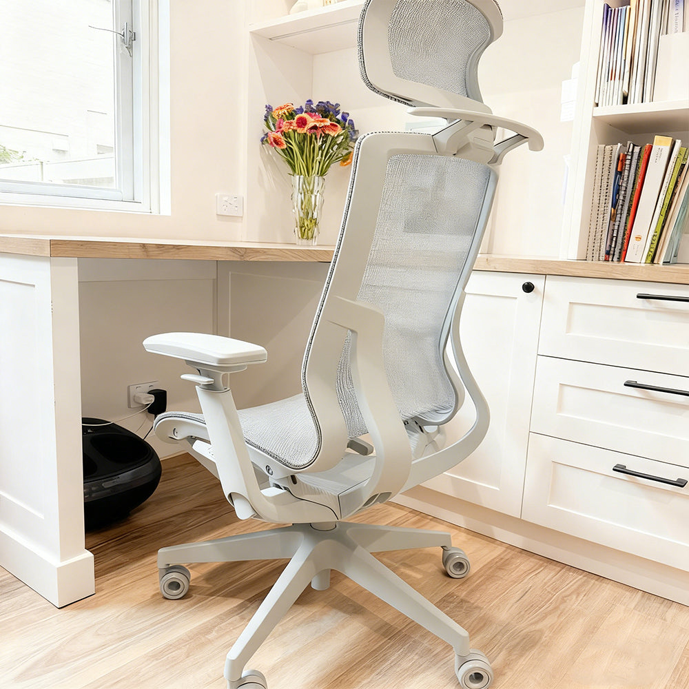 Cloud HLC-600FX Office Chair - Milky White - OC09