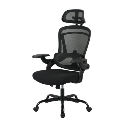Office Chair with 2D Headrest - Mesh & Fabric - OC12