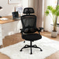 Office Chair with 2D Headrest - Mesh & Fabric - OC12