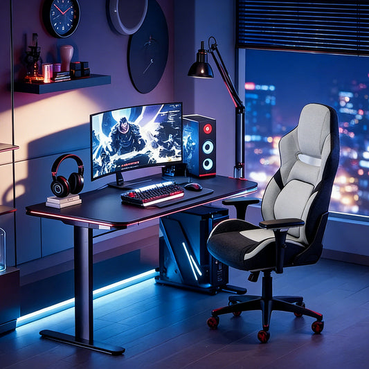 High-Back Ergonomic Gaming Chair - 4D Armrests - OC15