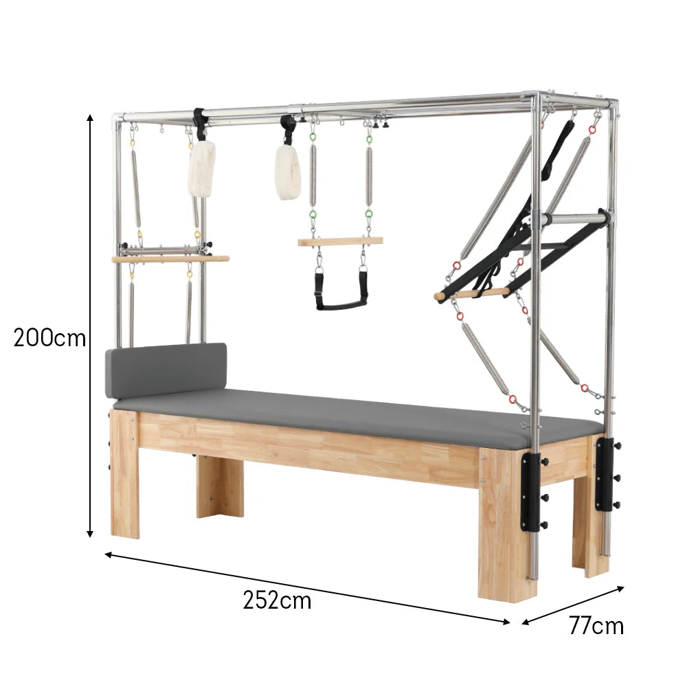 Pilates Studio Combo Set – Full Body Training Kit with Cadillac, Reformer, Ladder Barrel, Wunda Chair & Spine Corrector
