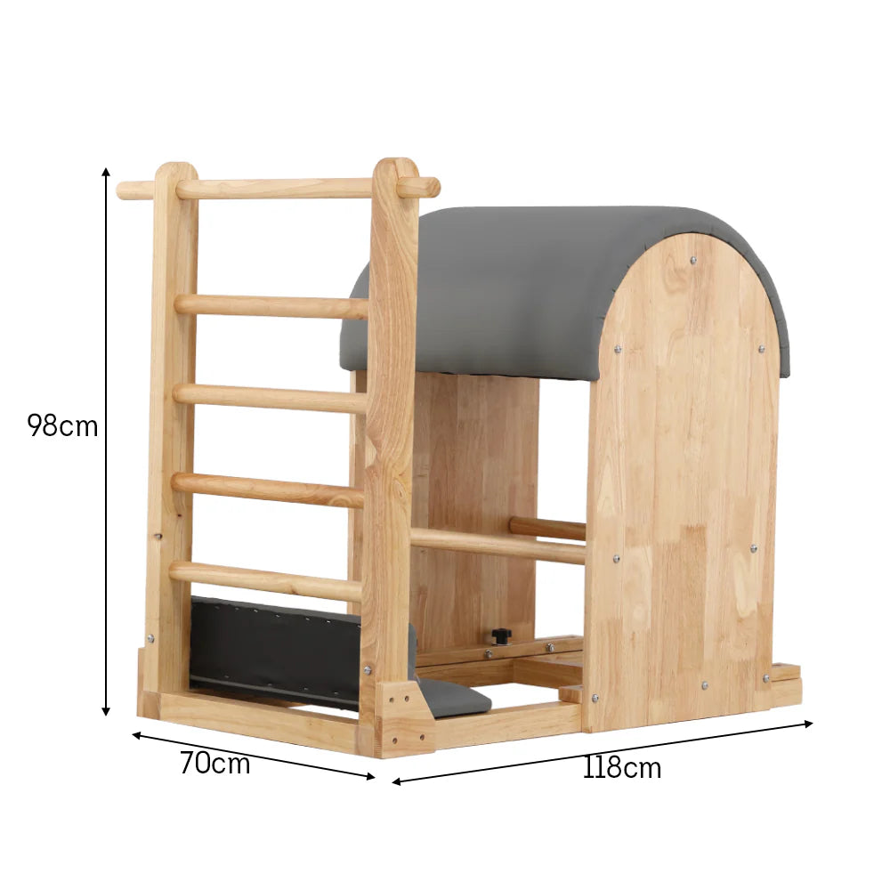 Pilates Studio Combo Set – Full Body Training Kit with Cadillac, Reformer, Ladder Barrel, Wunda Chair & Spine Corrector