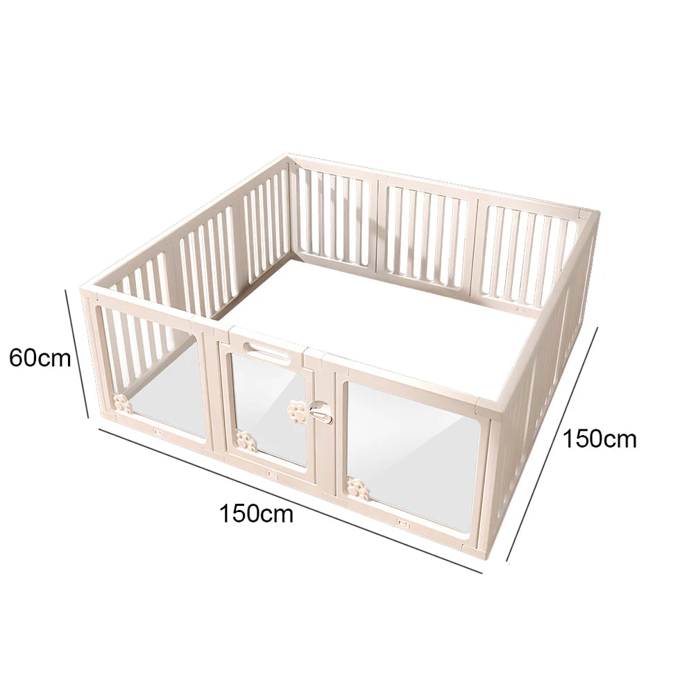 Pet Playpen Gate 60cm High | HDPE Indoor/Outdoor Enclosure