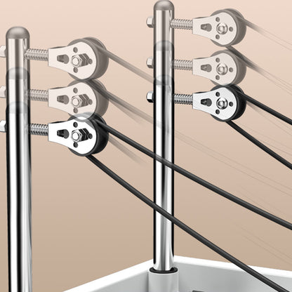 Foldable Steel-Frame Pilates Reformer – Premium Edition