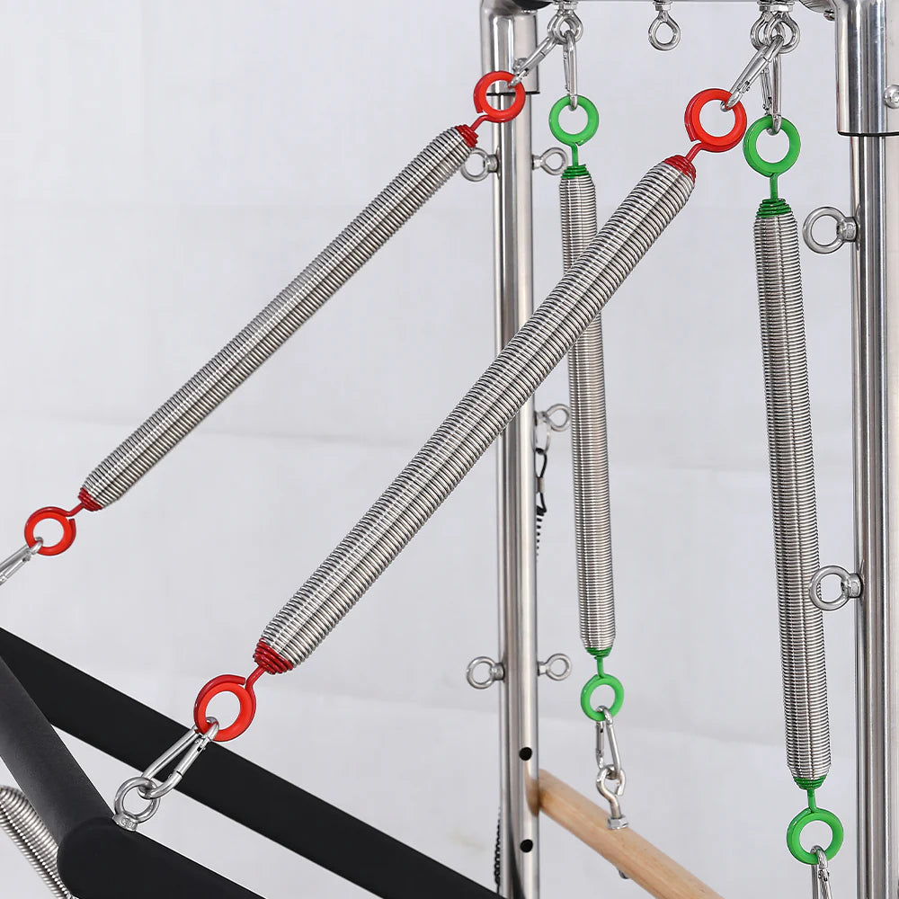 Professional Pilates Reformer with Half Trapeze Table - Grey