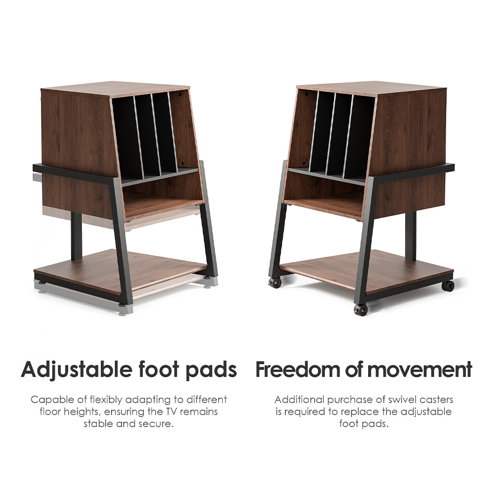 Modern Style Record Storage & Audio Rack — Sleek, Functional Design