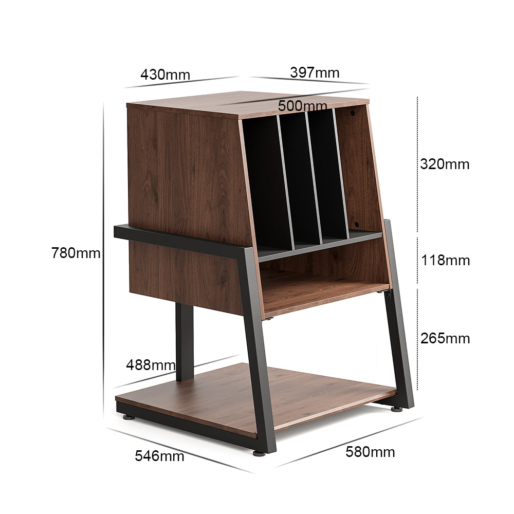 Modern Style Record Storage & Audio Rack — Sleek, Functional Design