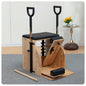 Wooden Pilates Chair – Compact Dual Handle Wunda Chair with Rubberwood Frame