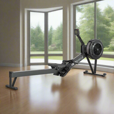 Air Resistance Rowing Machine – 10-Level Wind Adjust, LED Display