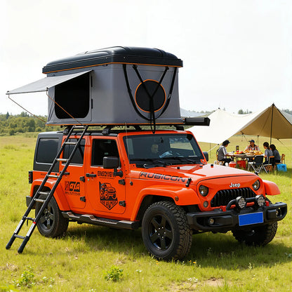 Easy-to-Collapse Safe Roof Top Tent – 3-Second Setup, Hardtop Design, All-Season Adventure Shelter