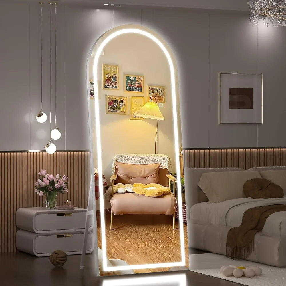 Crystal Arch LED Full-Length Mirror