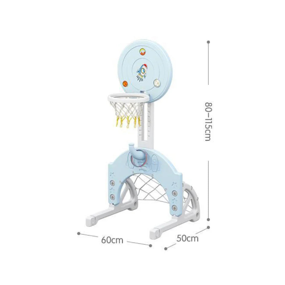 Urban Culture Homes 6-in-1 Children's Slide With Swing | Multi-Activity Play Center with Story Machine