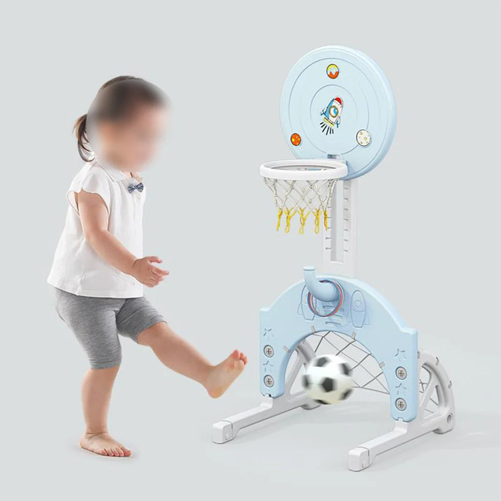 Urban Culture Homes 6-in-1 Children's Slide With Swing | Multi-Activity Play Center with Story Machine
