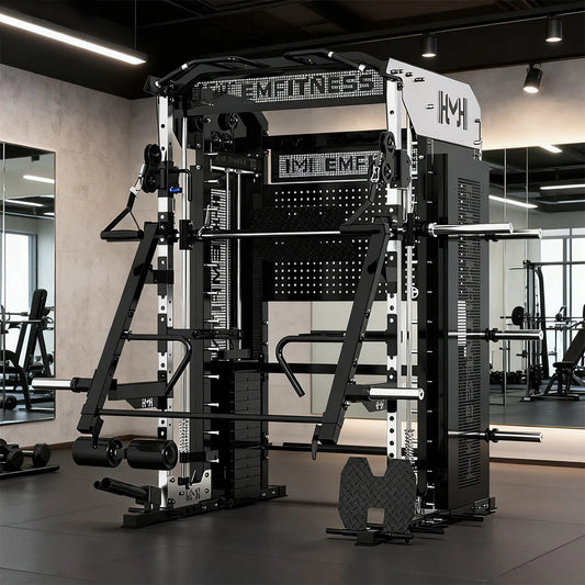 All-in-One Functional Trainer with Dual 100kg Weight Stacks – Commercial Strength Training System