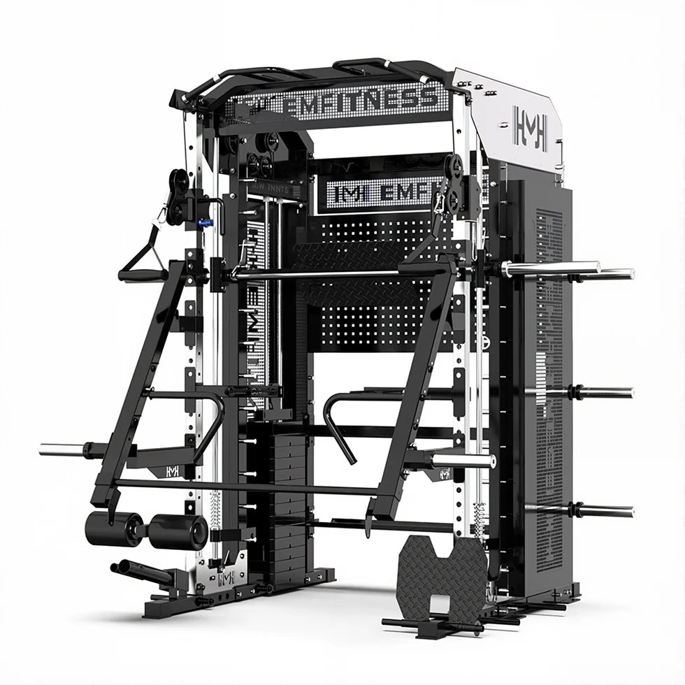 All-in-One Functional Trainer with Dual 100kg Weight Stacks – Commercial Strength Training System