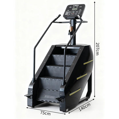 Stair Climber Machine | Heavy-Duty Carbon Steel with LED Display & Wide Steps