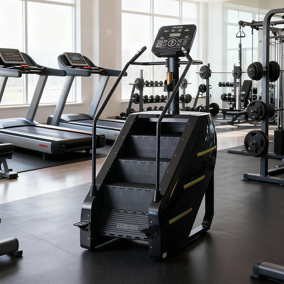 Stair Climber Machine | Heavy-Duty Carbon Steel with LED Display & Wide Steps