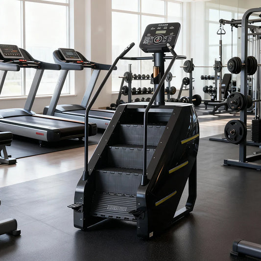 Stair Climber Machine | Heavy-Duty Carbon Steel with LED Display & Wide Steps