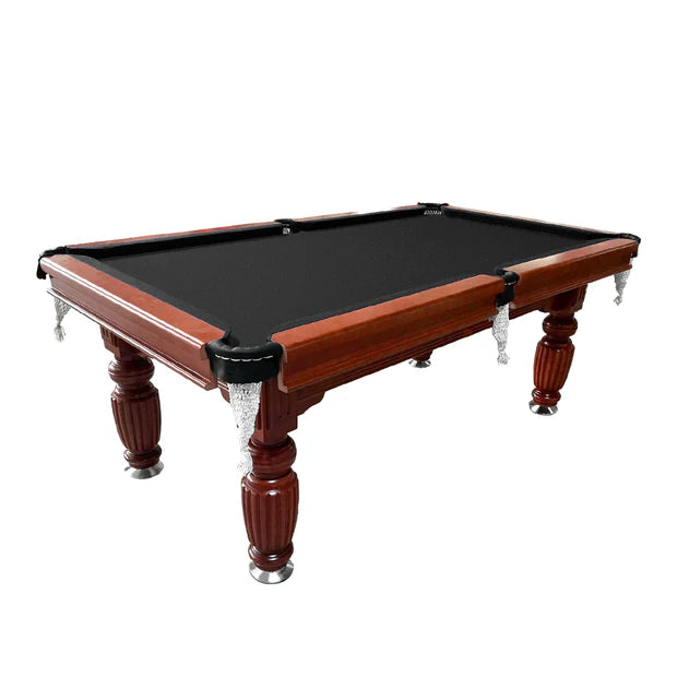 7FT Professional Slate Pool Table with Full Accessory Set – Walnut Wood & Steel