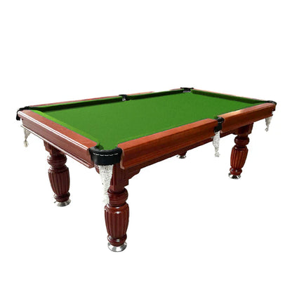7FT Professional Slate Pool Table with Full Accessory Set – Walnut Wood & Steel