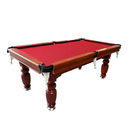 7FT Professional Slate Pool Table with Full Accessory Set – Walnut Wood & Steel