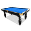 8-Foot Black Frame Slate Billiard Table — Full Kit, Professional Play