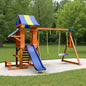 Urban Culture Homes All-In-One Outdoor Children's Play Equipment | Premium Playground with Slide, Swings & Climbing